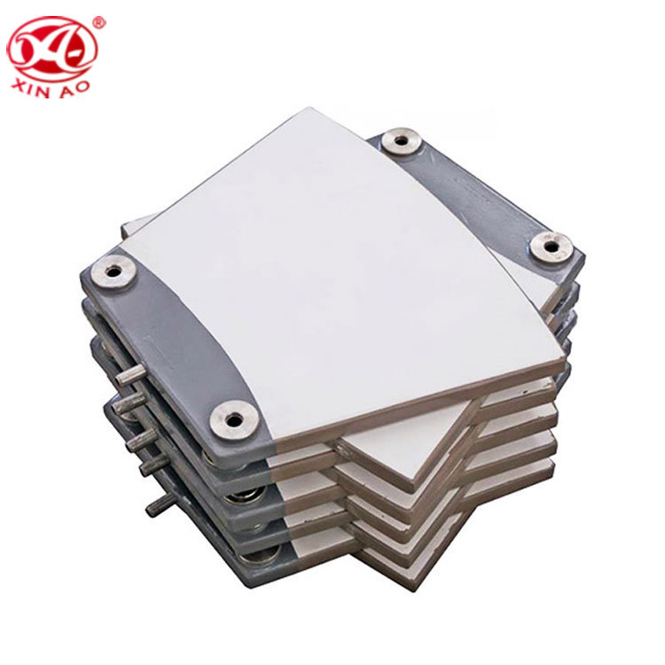 Ceramic filter plate