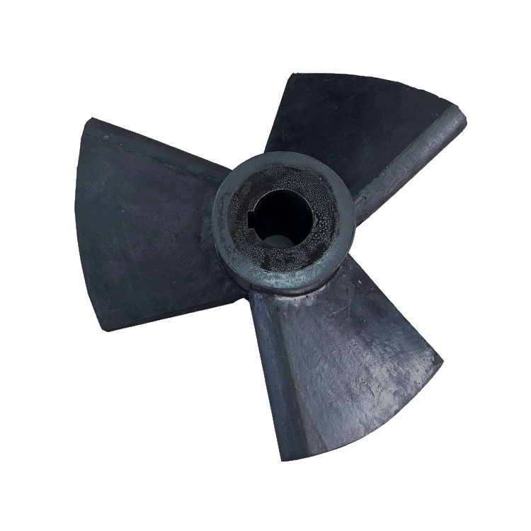 Three blade stirring impeller
