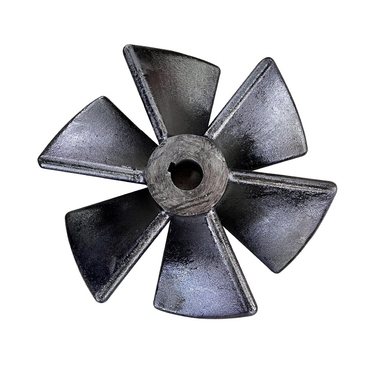 Six blade stirring impeller