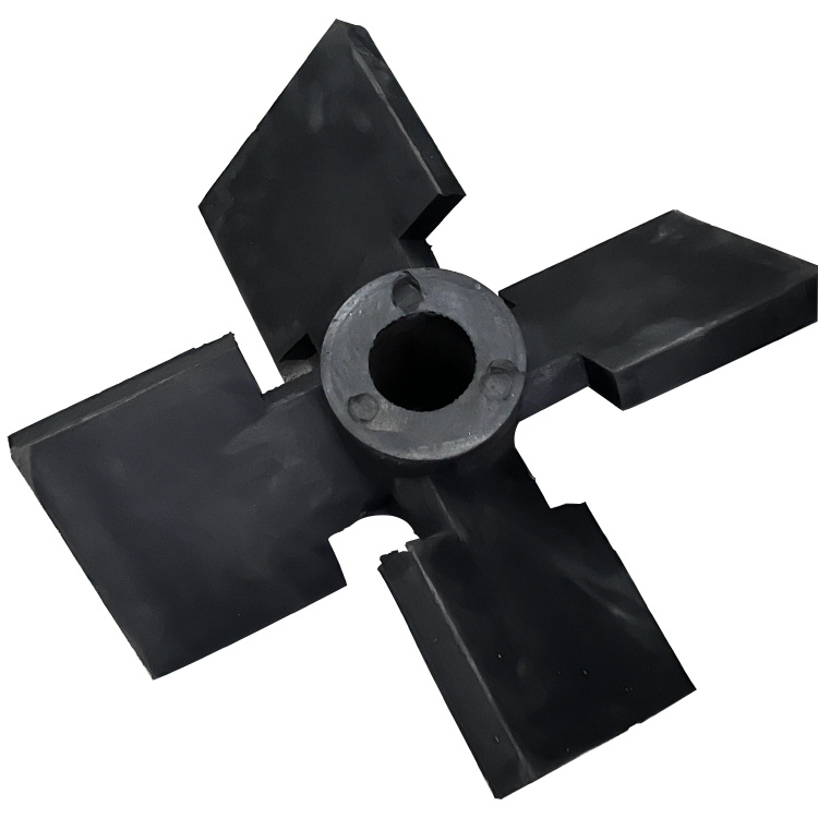 Four blade stirring impeller