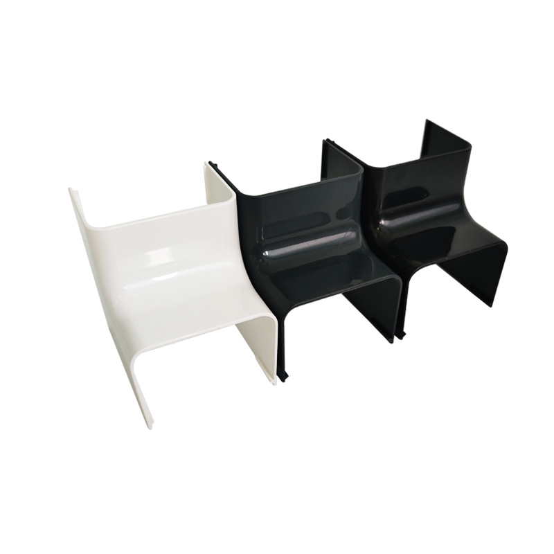 KI-8W - 90 degree elbow corner mini split PVC decorative line set cover