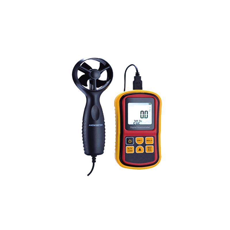 Digital LED backlight display wind speed anemometer data logger