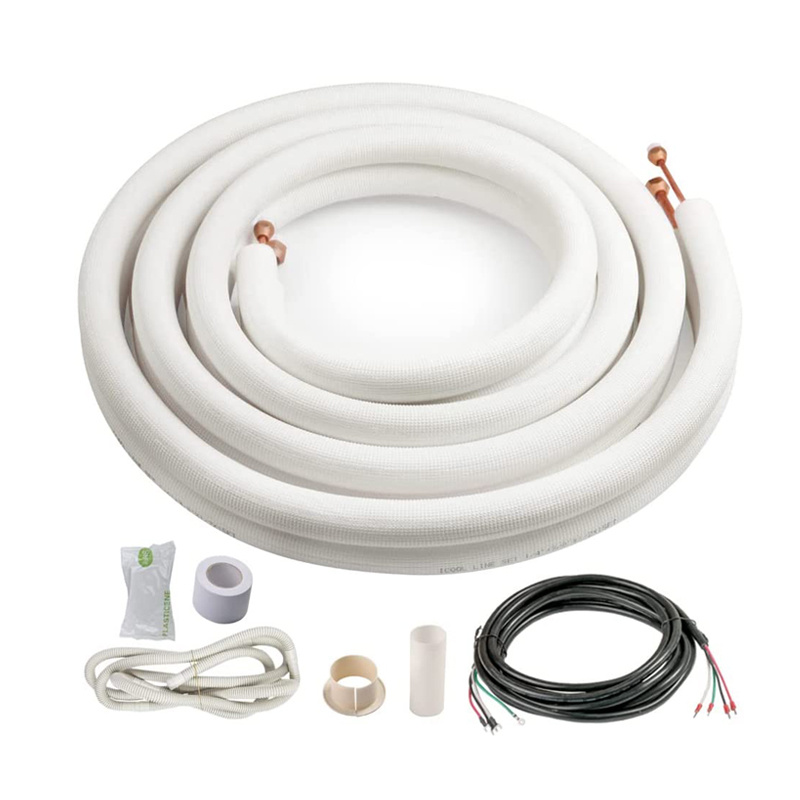 HAVC system AC refrigeration linesets copper pipe for air conditioner insulation