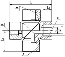 Combined 4-way joint