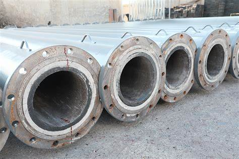 Wear-resistant cast stone pipe
