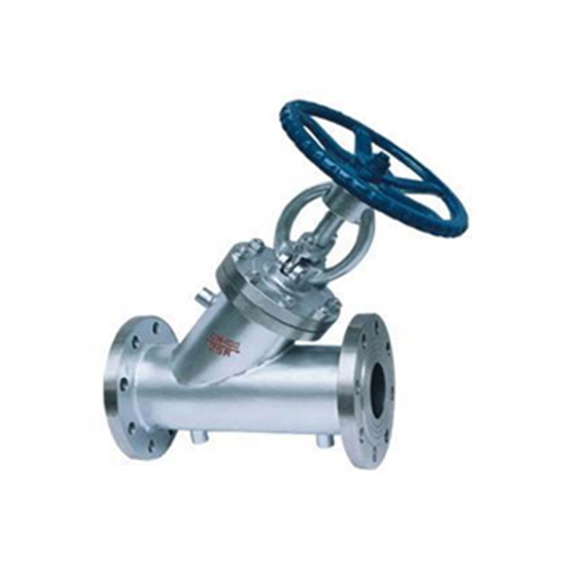 Y-shaped insulation globe valve