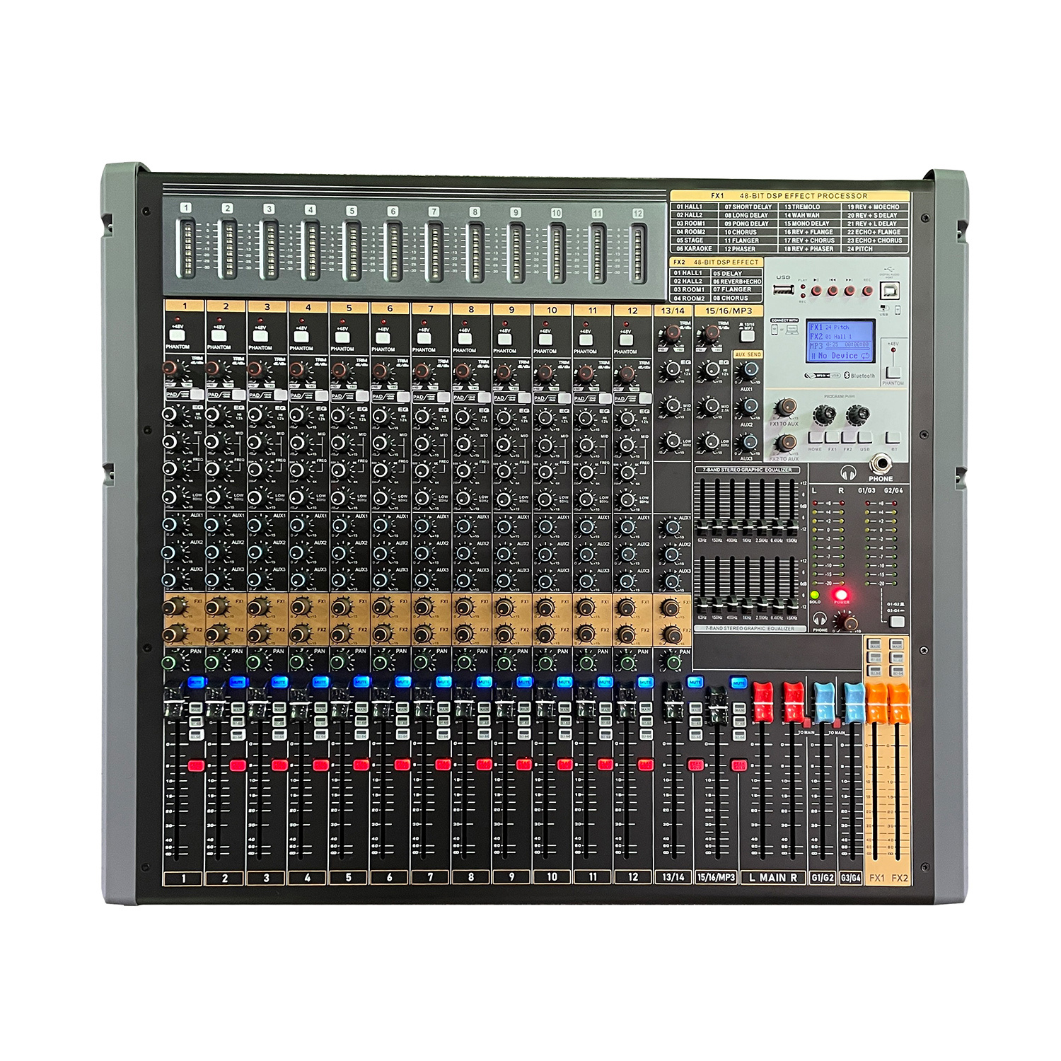 TRAIS TFB Series 16 Channels Professional Mixer