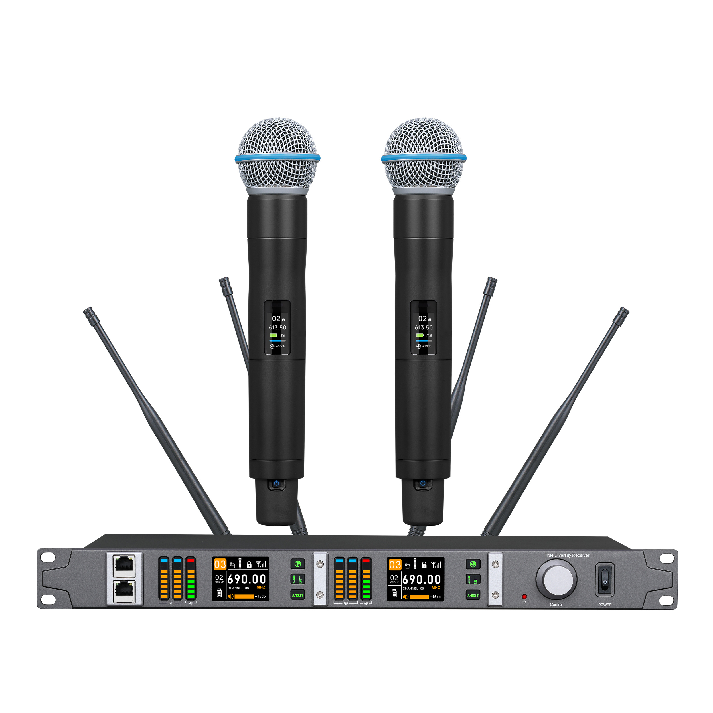 TRAIS PRO2 Dual-channel True Diversity Wireless Performance Microphone