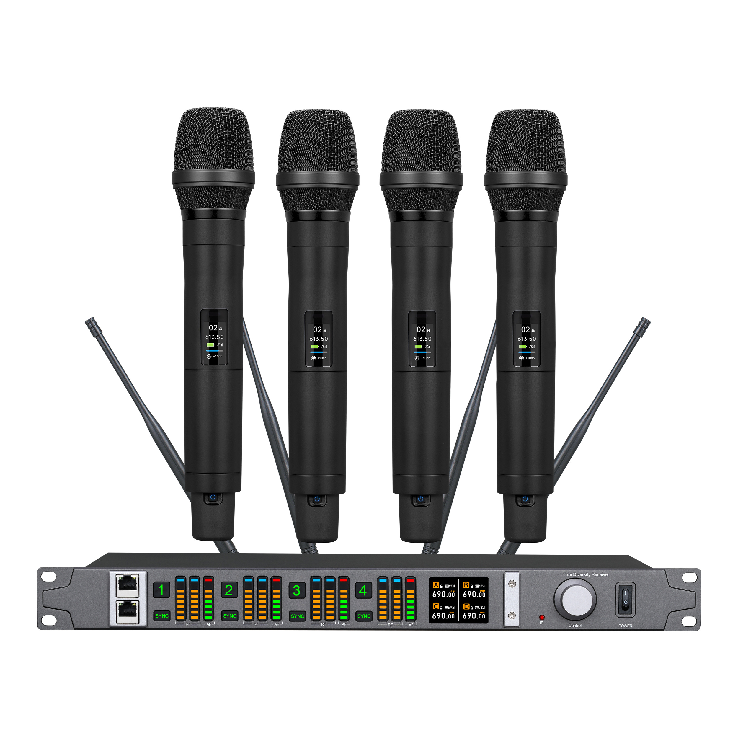 TRAIS PRO4 Four-channel True Diversity Wireless Performance Microphone