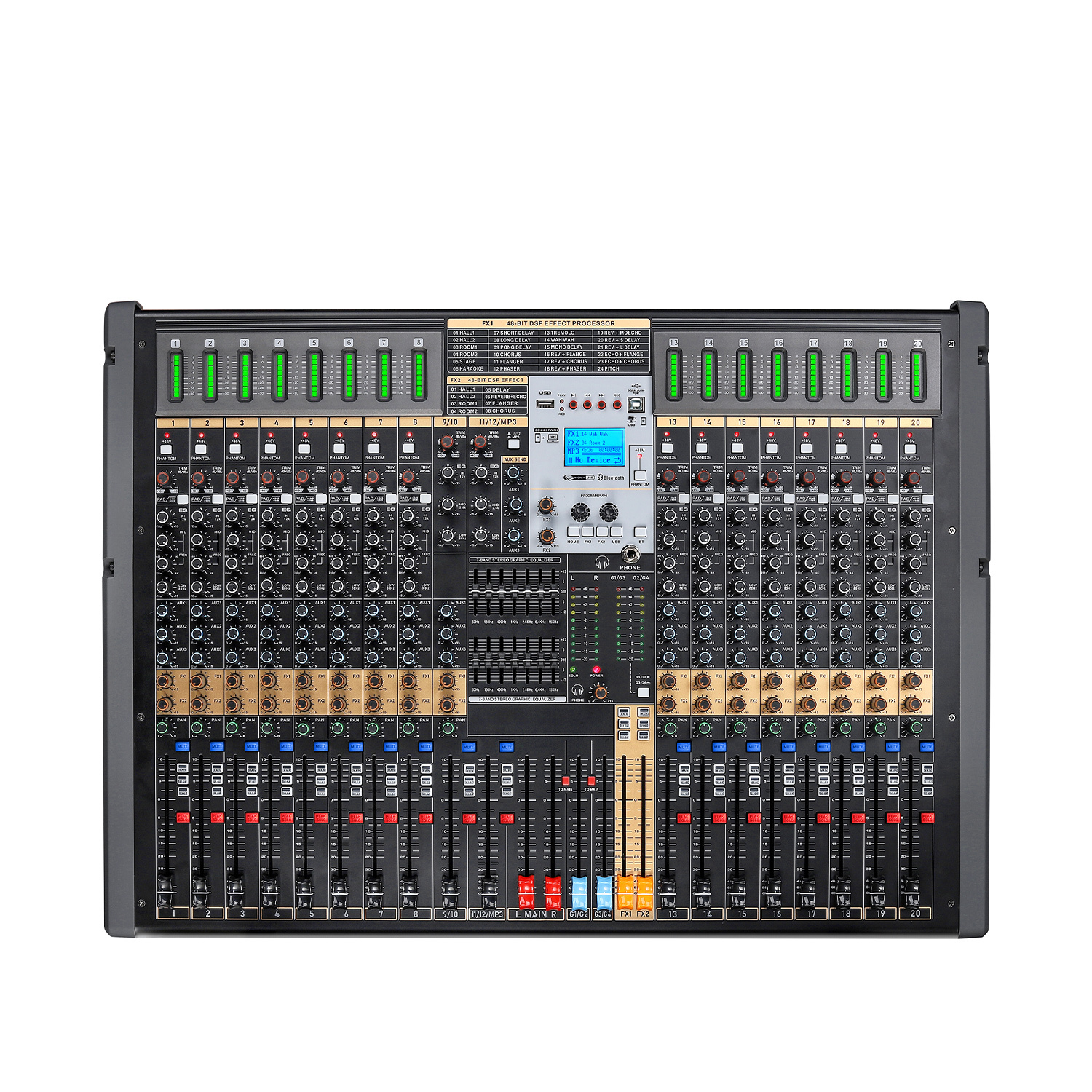 TRAIS TFB Series 20 Channels Professional Mixer