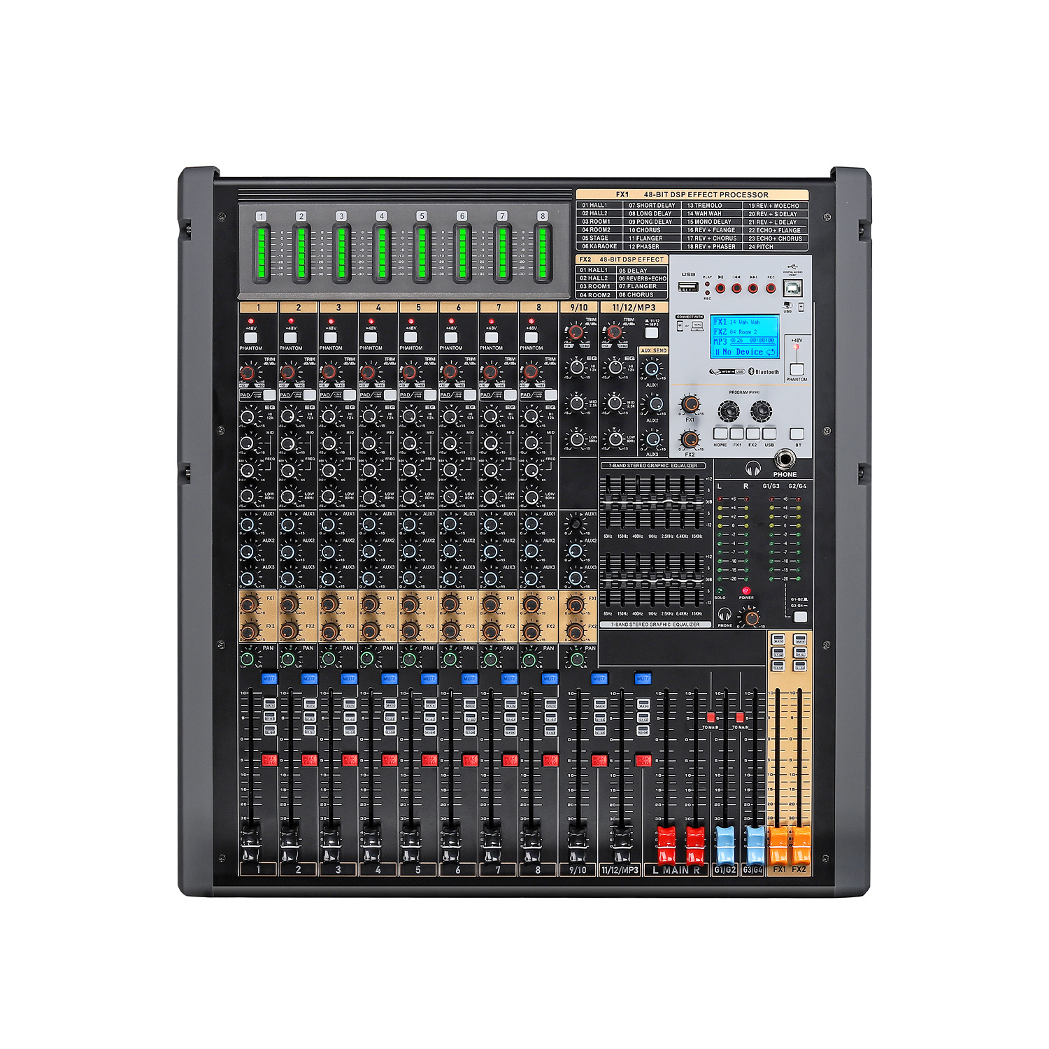 TRAIS TFB Series 12 Channels Professional Mixer