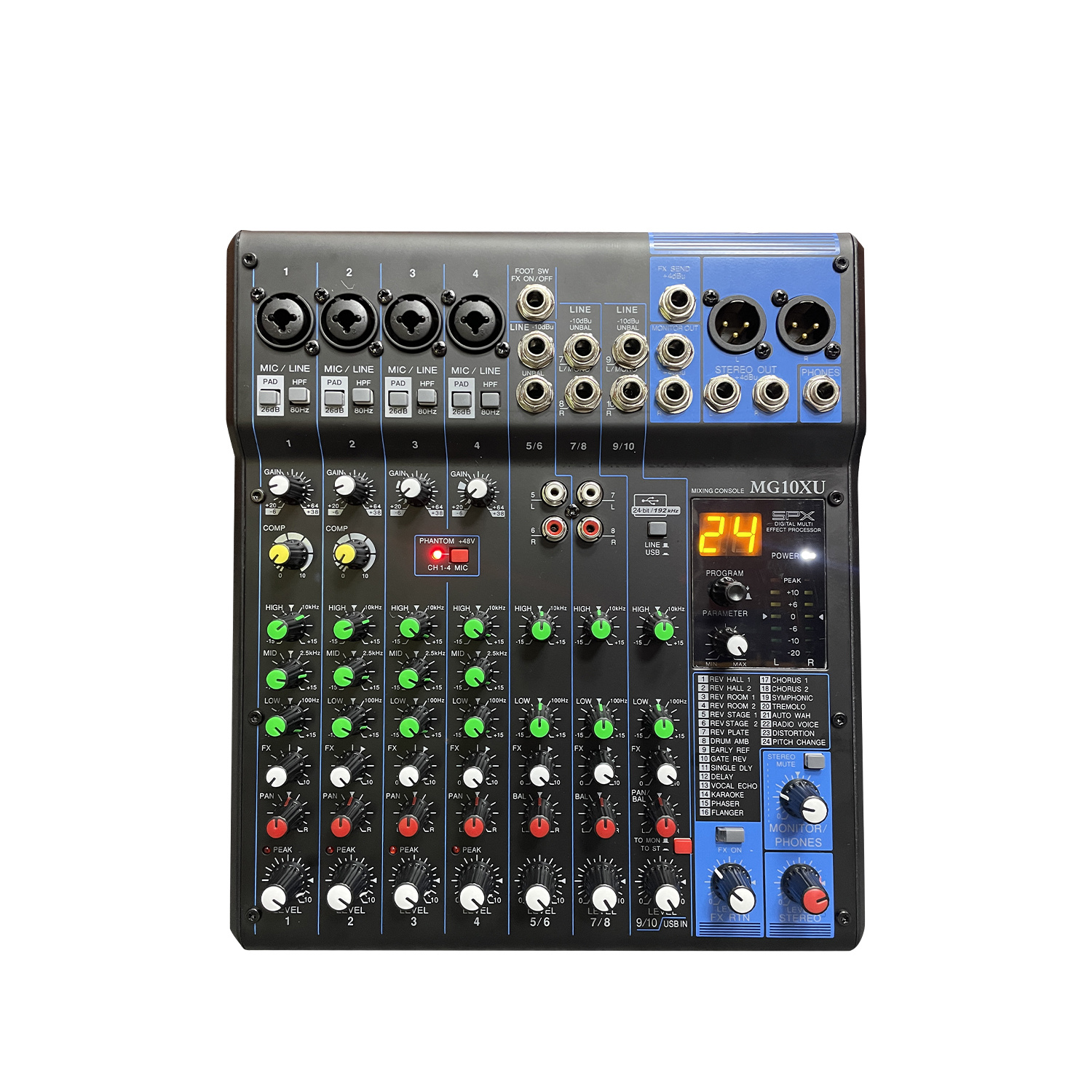 TRAIS MG10XU Series Professional Mixer