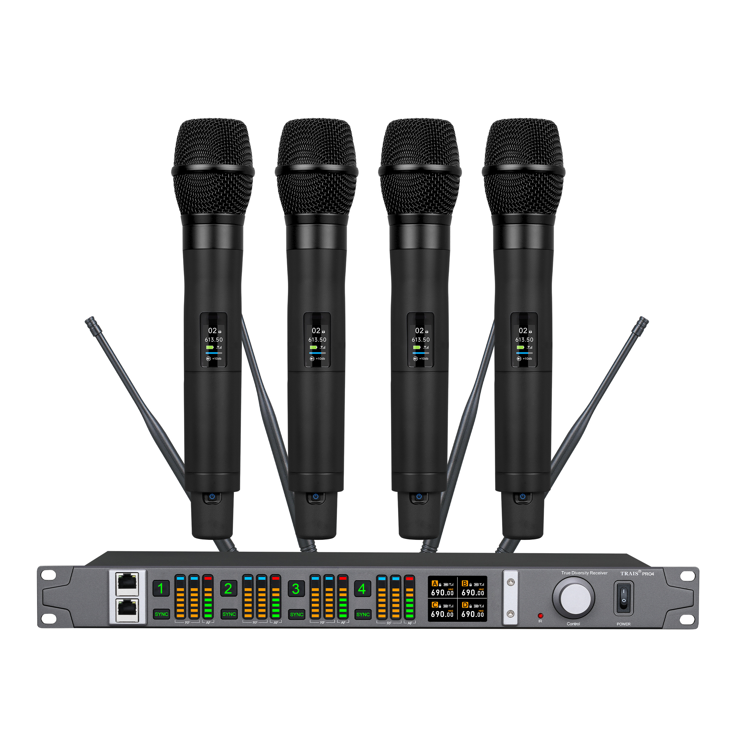 TRAIS PRO4 Four-channel True Diversity Wireless Performance Microphone