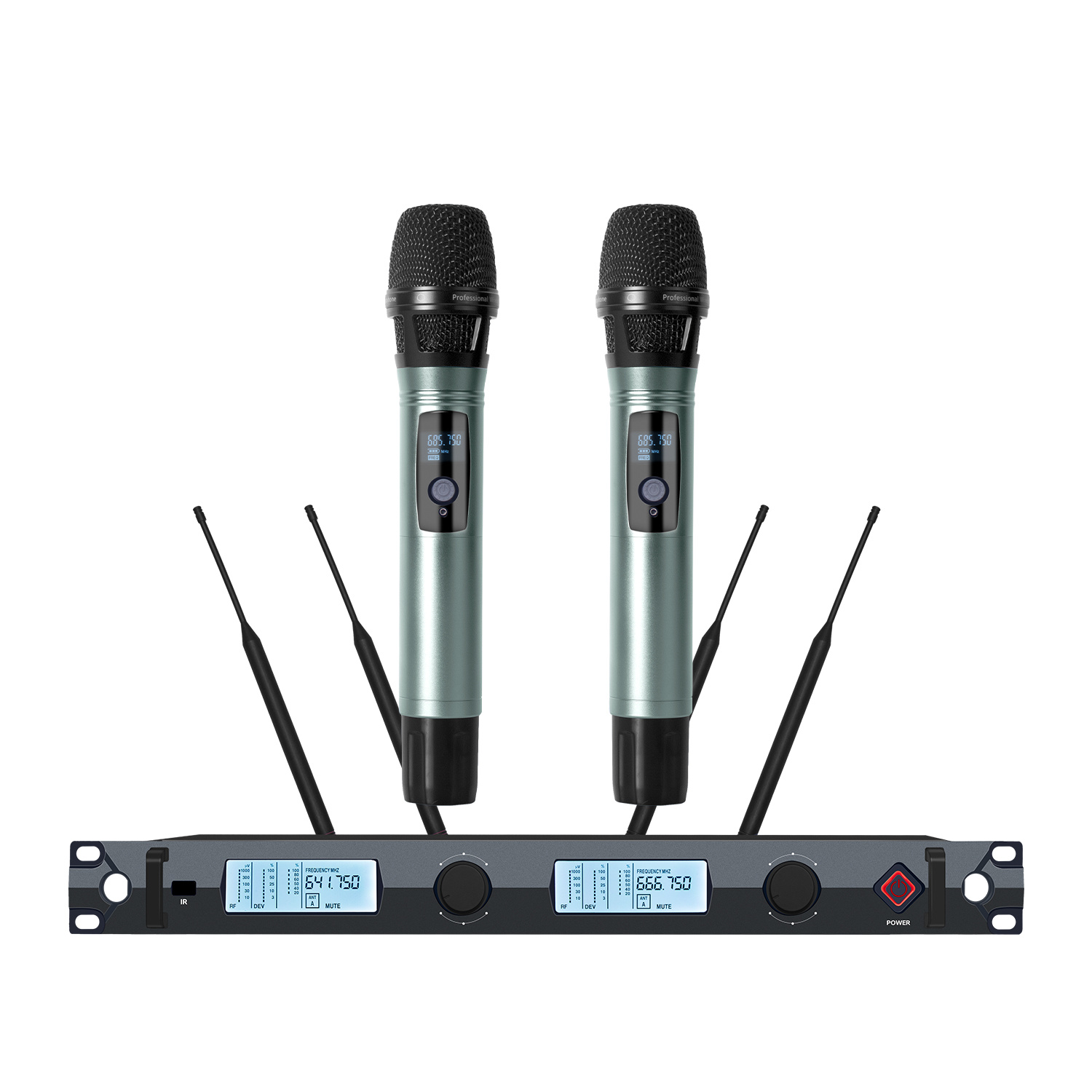 TRAIS UR-500 Long Distance True Diversity Wireless Microphone for school playgrounds stadium (Optional: Handheld/Bodypack/Headset/Lavalier Mic)