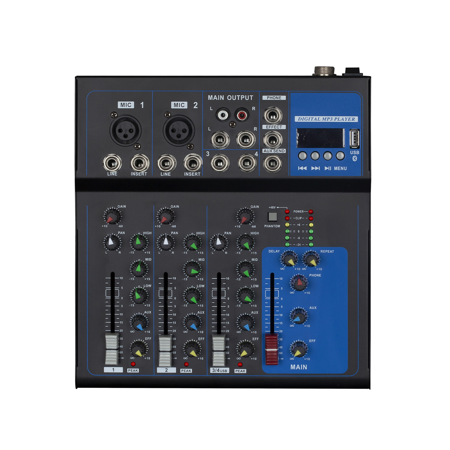 TRAIS F Series Four Channels Professional Mixer