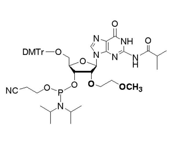5’-O-(4,4’-Dimethoxytrityl)-N2-iso-butyroyl-2’-O-(2-methoxyethyl)guanosine-3’-O-[(2-cyanoethyl)(N,N-diisopropyl)]phosphoramidite