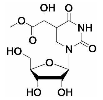 5-(1-Hydroxy)(methoxycarbonyl)methyl uridine