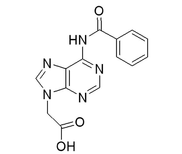 6-Benzoylamino-9H-purine-9-acetic acid