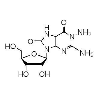 N1-Amino-8-oxoguanosine