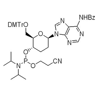 Beta-D-homoDNA-A(Bz)-phosphoramidite