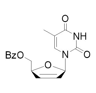5'-O-Benzoyl-3'-deoxy-2',3'-didehydrothymidine