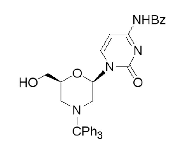 N4-Benzoyl-7’-OH-N-trityl morpholino cytosine