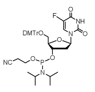 5’-O-DMTr-5-fluoro-2’-deoxyuridine-3’-O-CED phosphoramidite