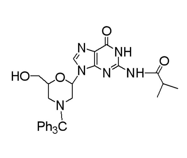 N2-Isobutyryl-N-trityl-morpholino guanosine