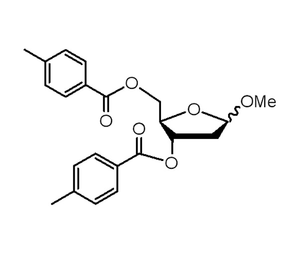 1-甲氧基-2-脱氧-3,5-二甲苯甲酰氧基-D-呋喃糖苷