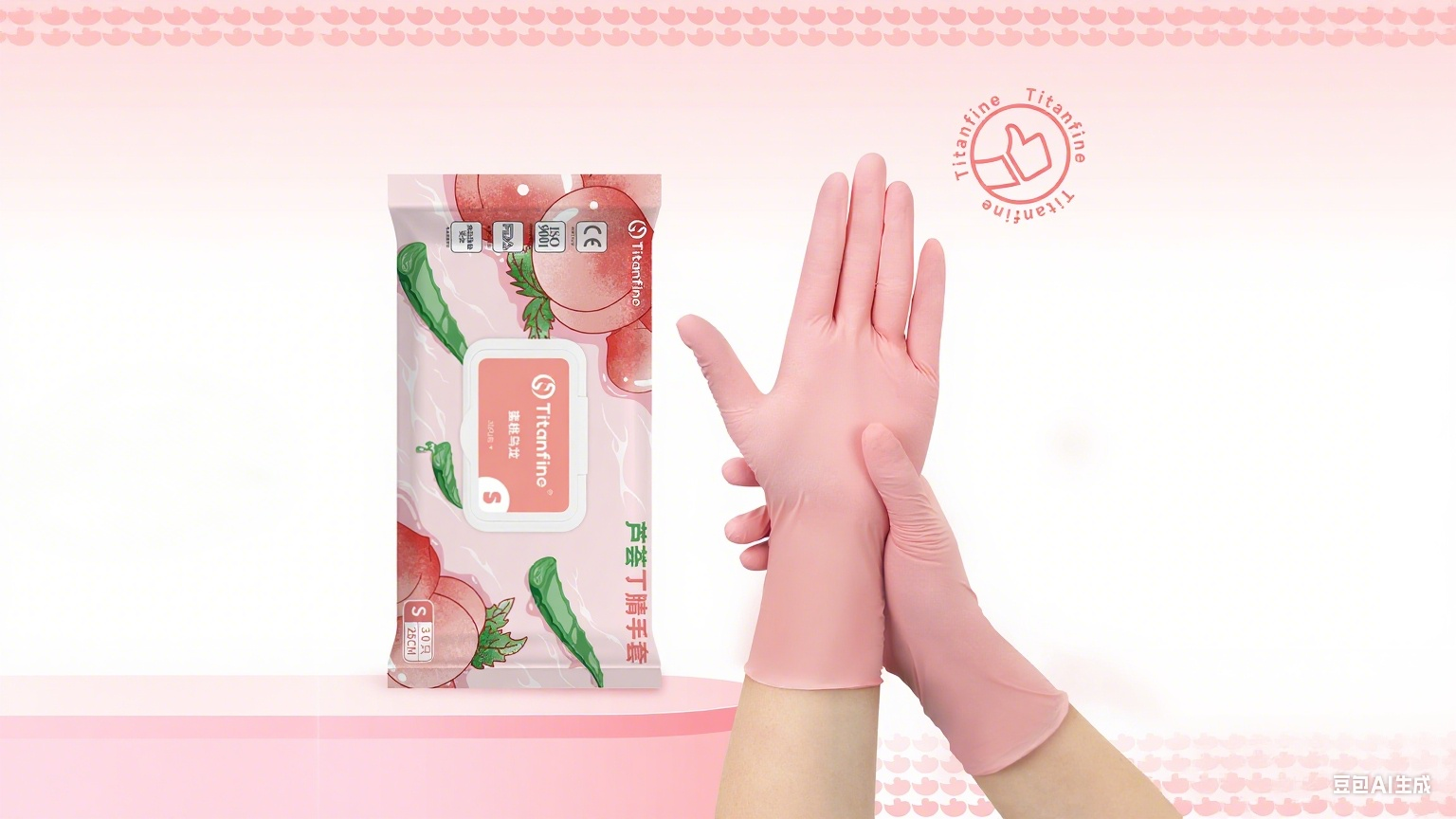 Encounter Peach Oolong Nitrile Gloves, Start a Healthy Aesthetic Kitchen