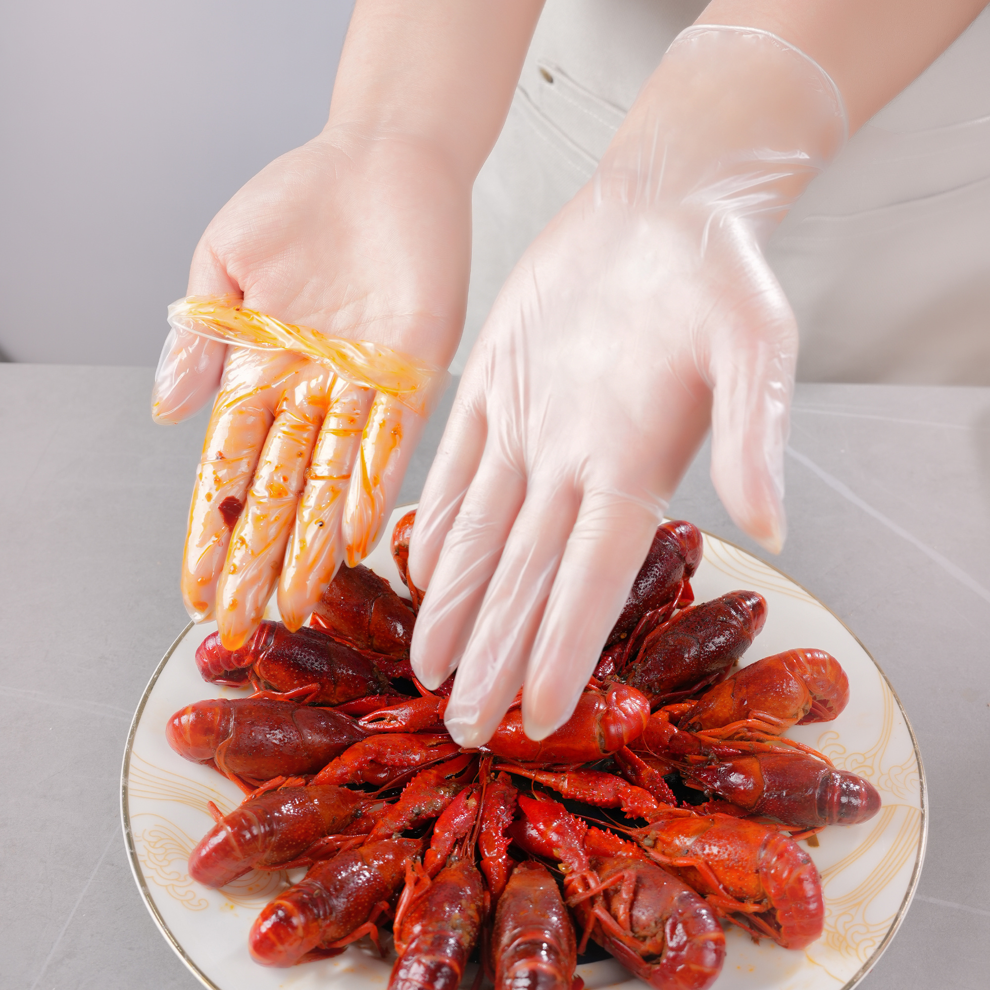Titanfine Food Grade PVC Gloves