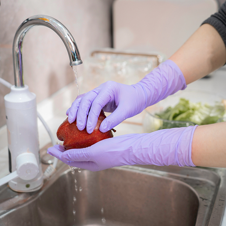  Wumei Purple Nitrile Gloves 