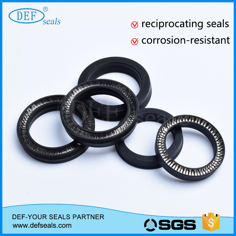 PTFE Stainless Steel Spring Energized Seals Valve Seal