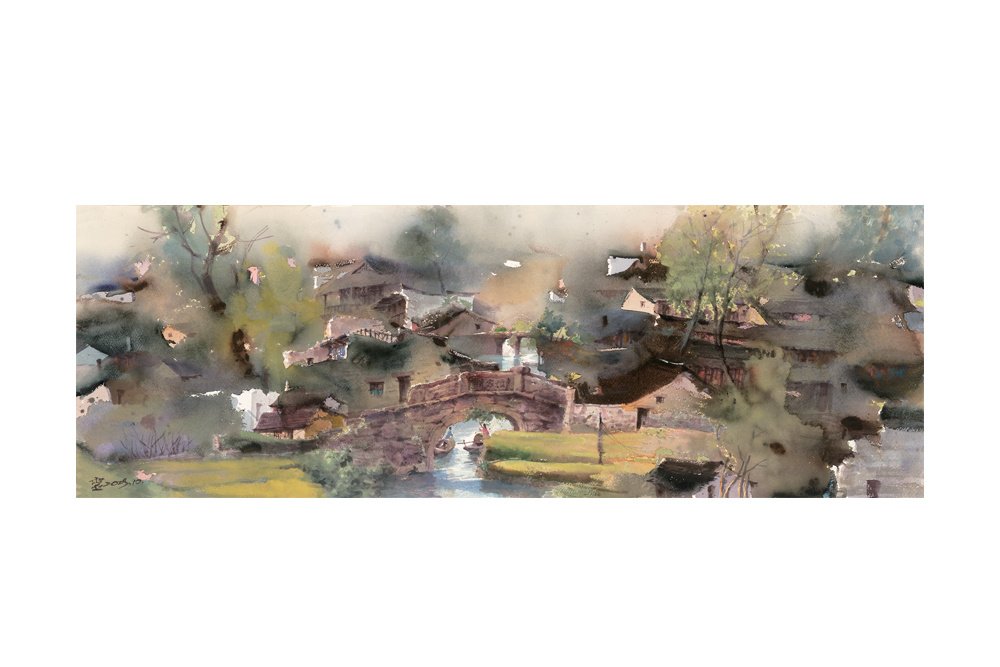 林紹靈 《小橋人家》