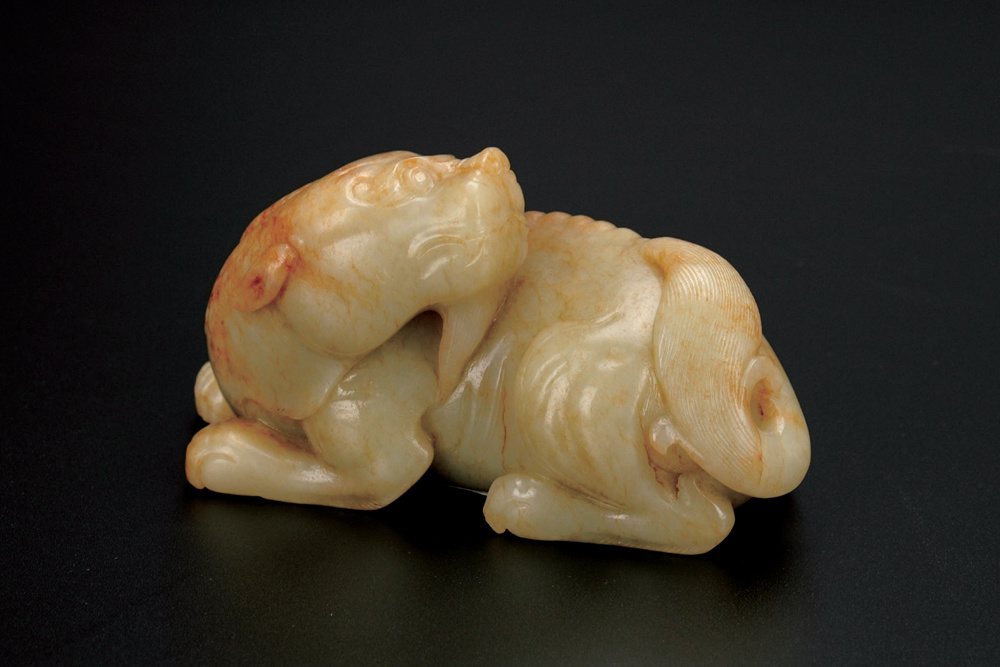 明 玉瑞獸擺件