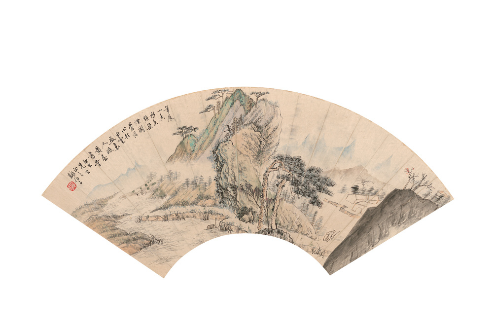 （近代）謝伯子  山水