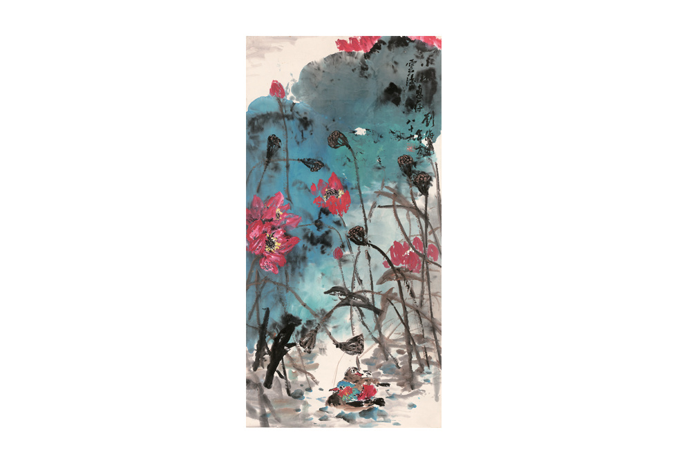 （近代）劉海粟  花鳥
