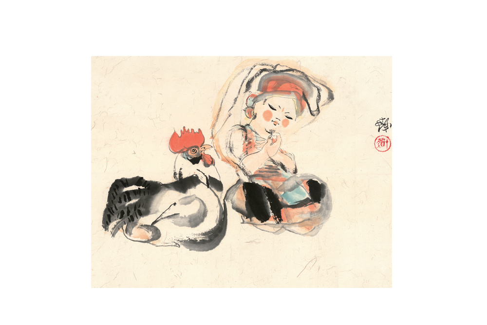 （近代）程十發(fā)  人物