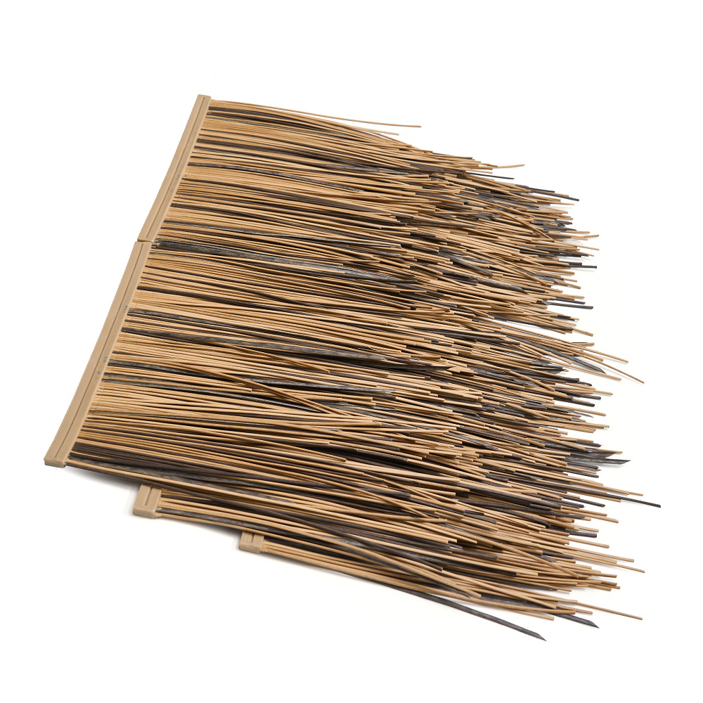 Installation guide for round-rod sheet-like thatched roof