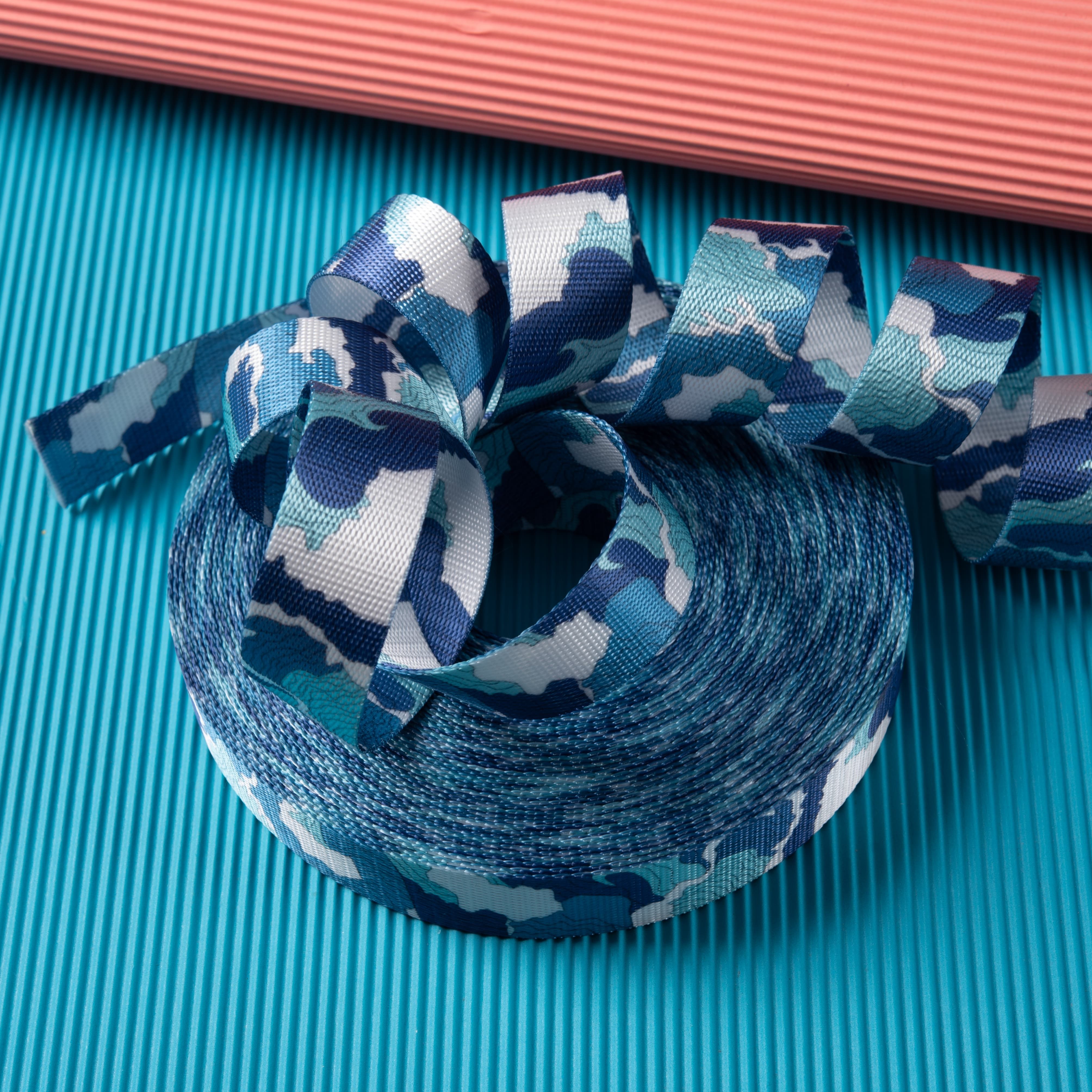 High-strength polyester webbing