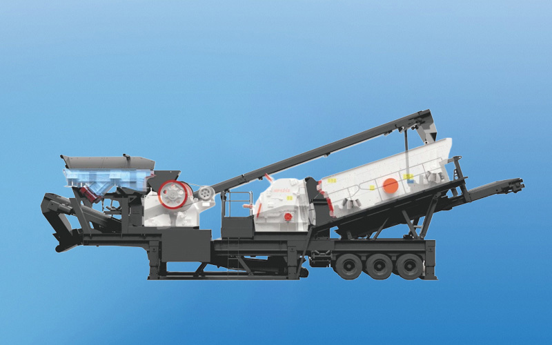 NK tire type crushing and screening station