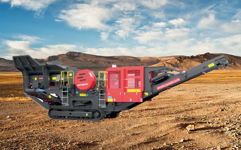 MT series tracked mobile jaw crusher