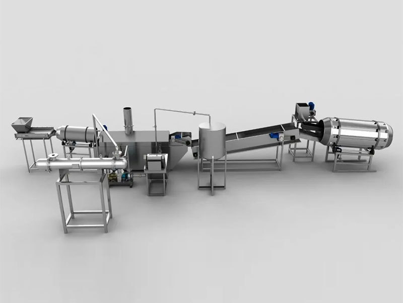 Línea de Producción de Fritura Continua Tipo Correa