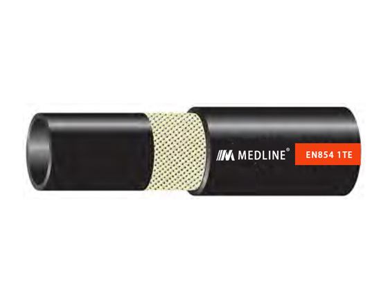 SAE 100R6 Single Fiber Braided (Non-Metallic) Rubber Hydraulic Hose