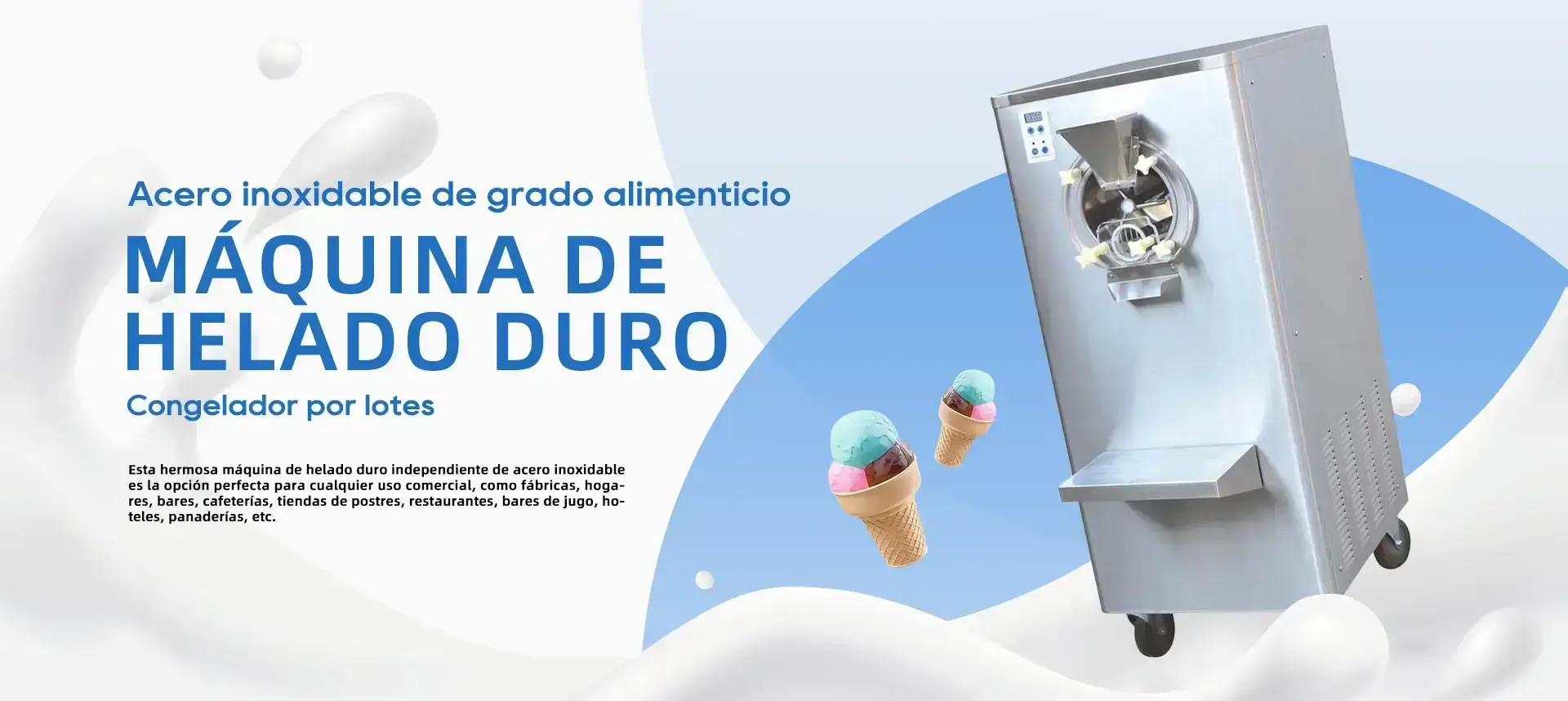 Máquina de helado duro