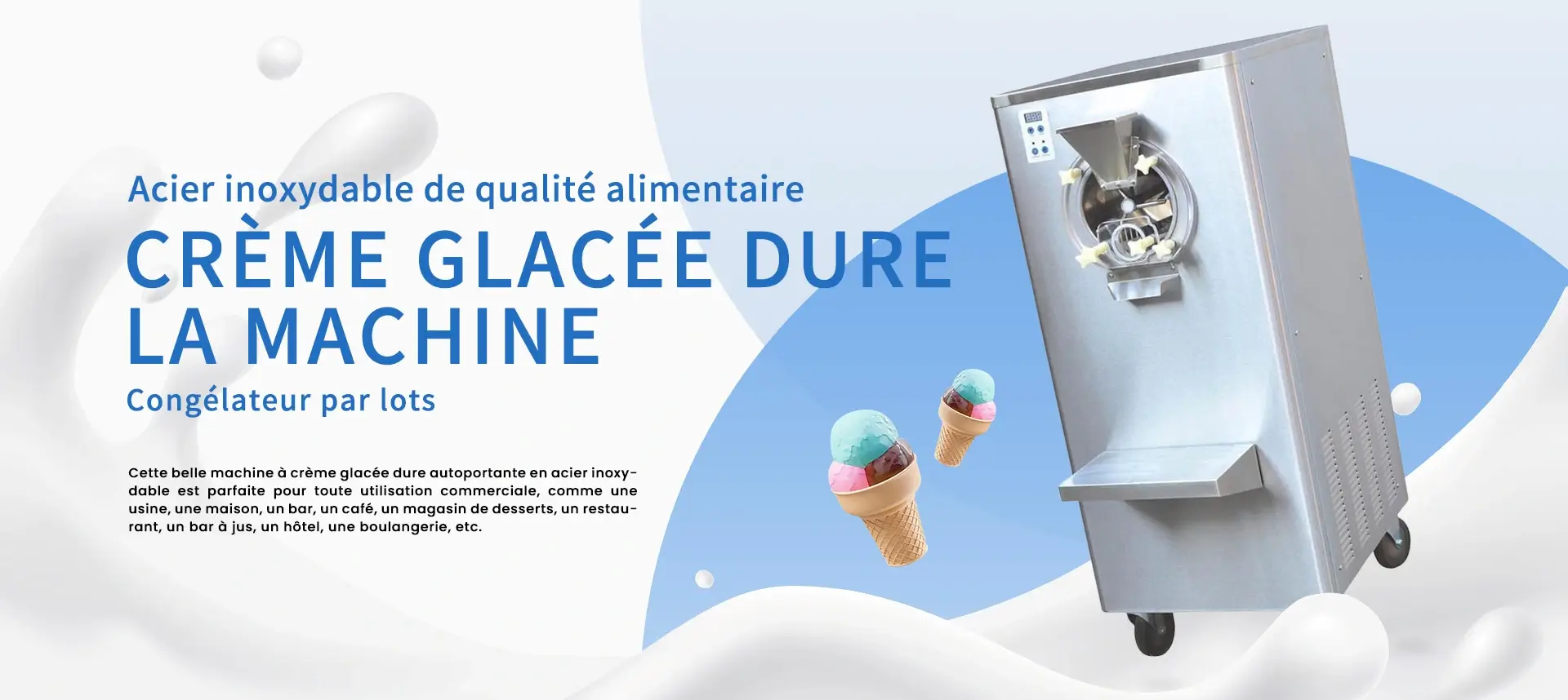 Machine dure de crème glacée