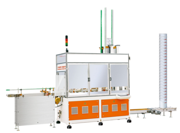 Automatic pail palletizer Automatic pail palletizer