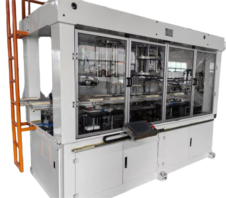 Square can body forming machine Square can body forming machine