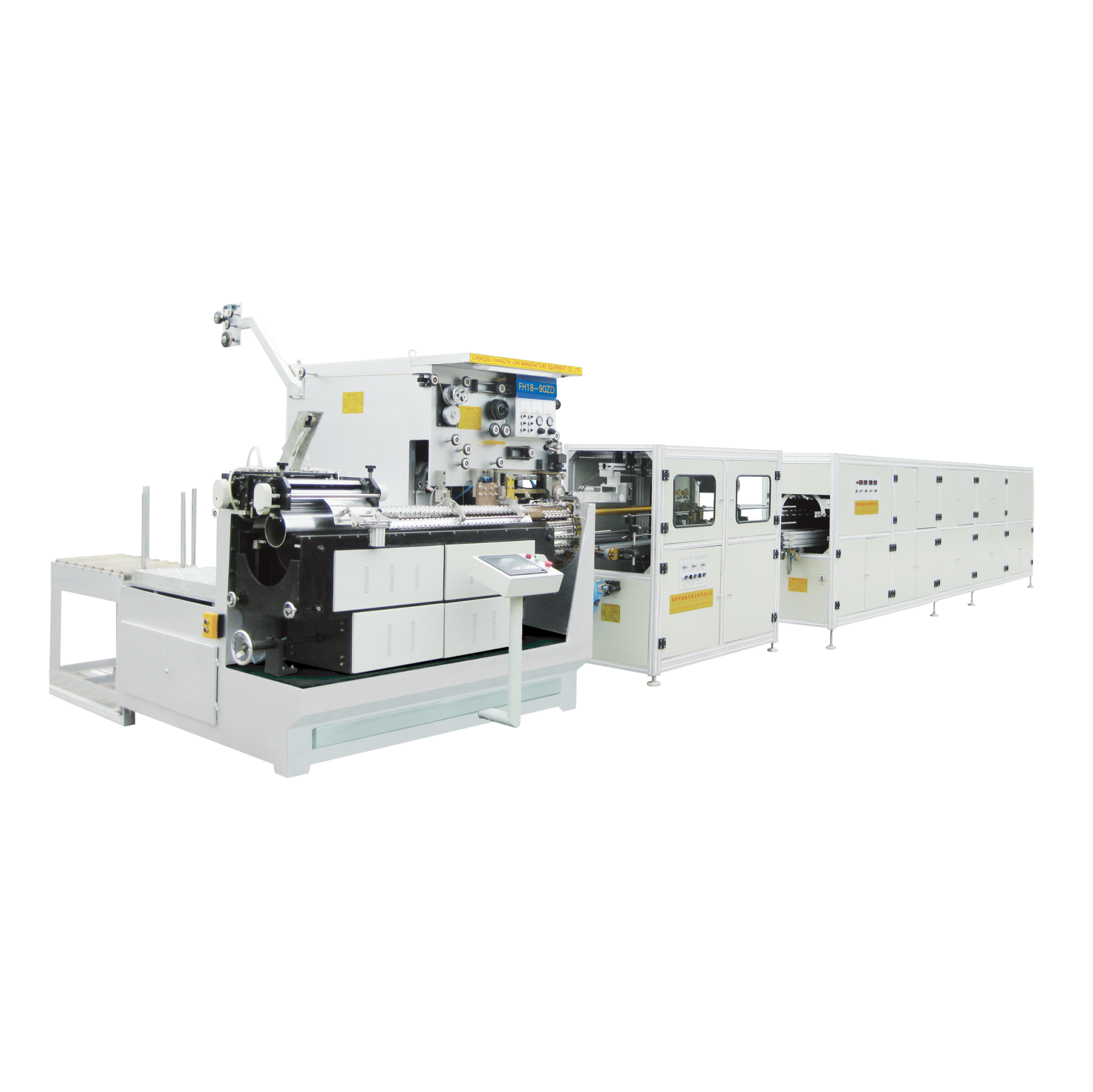 Inside/Outside roller coating and drying machine Inside/Outside roller coating and drying machine