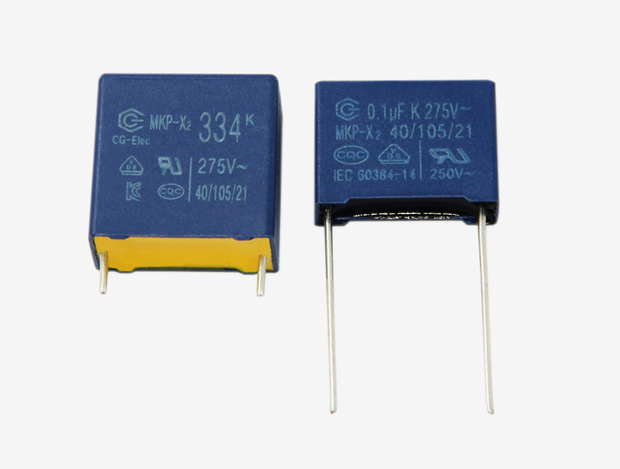 Fixed capacitor for interference suppression